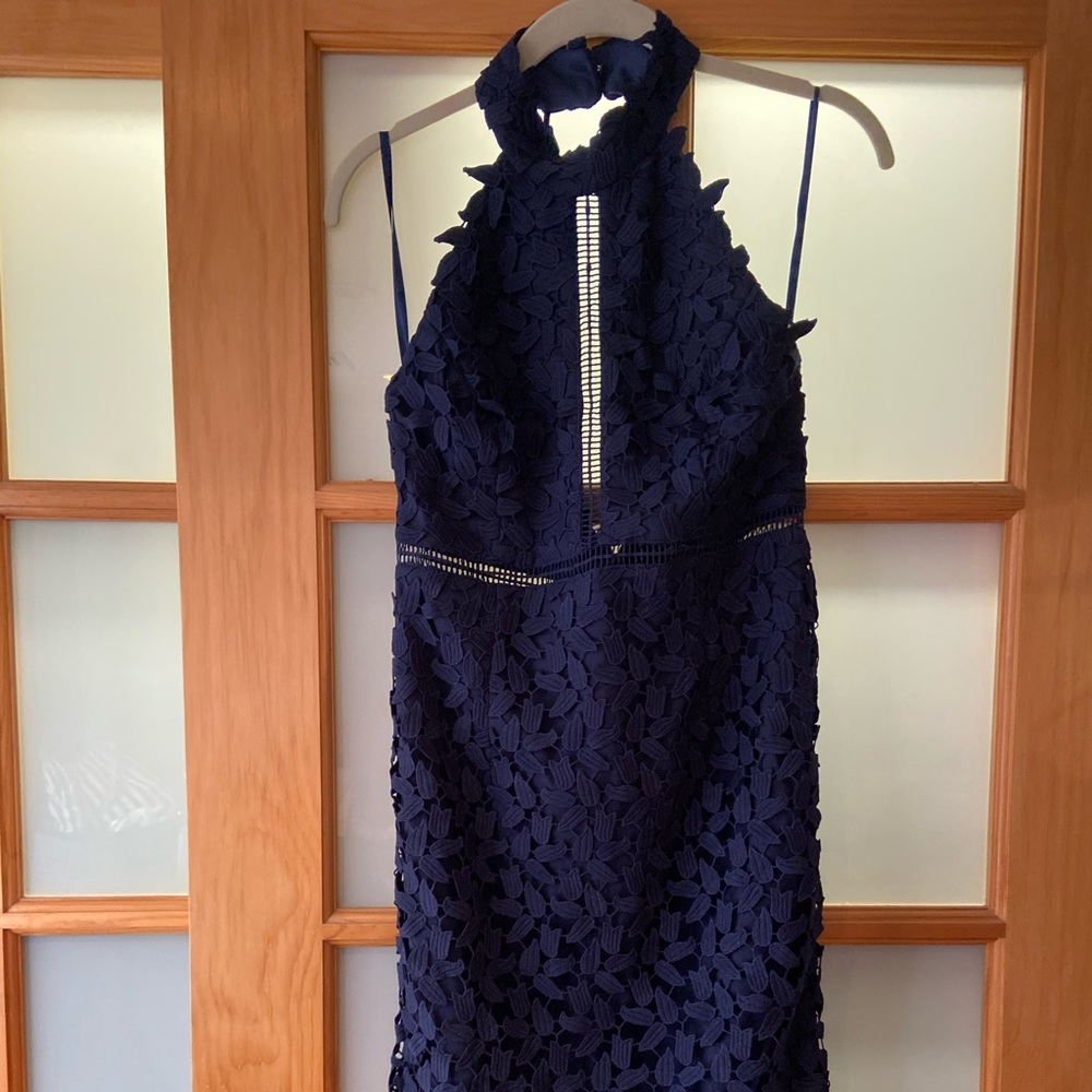 Bardot lace dress